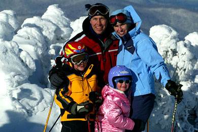 Happy familly in Zakopane