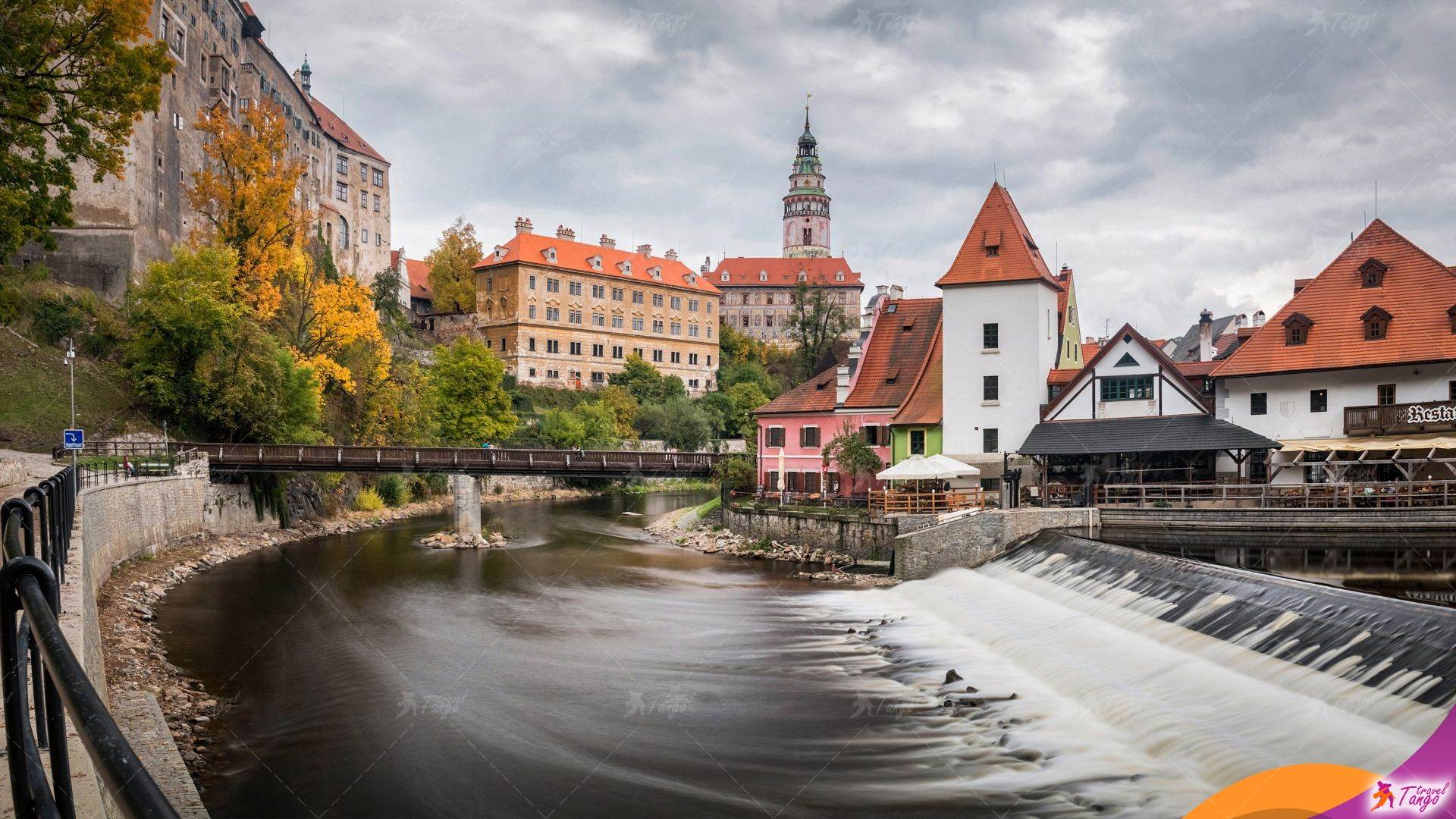 Чешский Крумлов осень